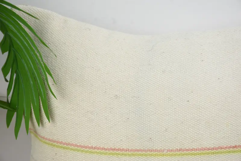 Vintage Kilim Throw Pillow, 14x14 White Cushion Cover, Decorative Throw Cushion Cover, Throw Kilim Pillow, Cushion, Kilim Pillow Cover - 2