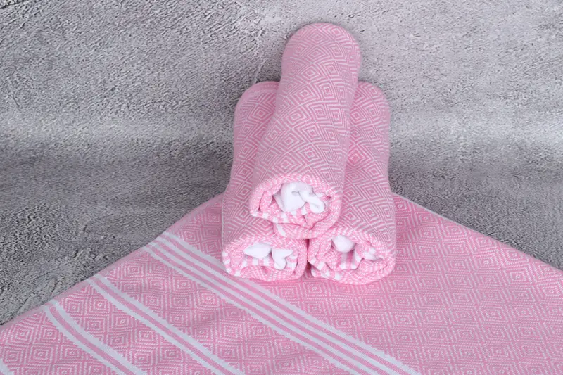 Turkish Hand Towel, Monogram Kitchen Towel, Anniversary Gift For Her, Personalized Hand Towel, Holiday Towel, 40x18 Cotton Diamond Towel - 7
