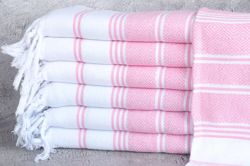 Turkish Hand Towel, Monogram Kitchen Towel, Anniversary Gift For Her, Personalized Hand Towel, Holiday Towel, 40x18 Cotton Diamond Towel - 1