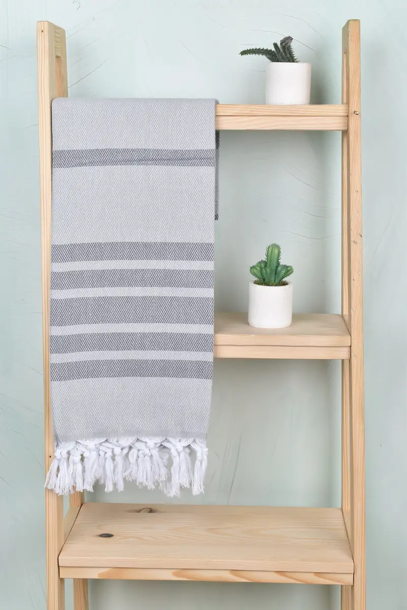 Housewarming Gift, 68x36 Cotton Chevron Towel, Quick-dry peshtemal, Large Beach Towel Personalized, Bridal Shower Gifts, Luxury towel, Bath towel - 8