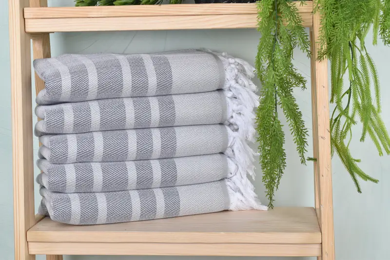 Housewarming Gift, 68x36 Cotton Chevron Towel, Quick-dry peshtemal, Large Beach Towel Personalized, Bridal Shower Gifts, Luxury towel, Bath towel - 1