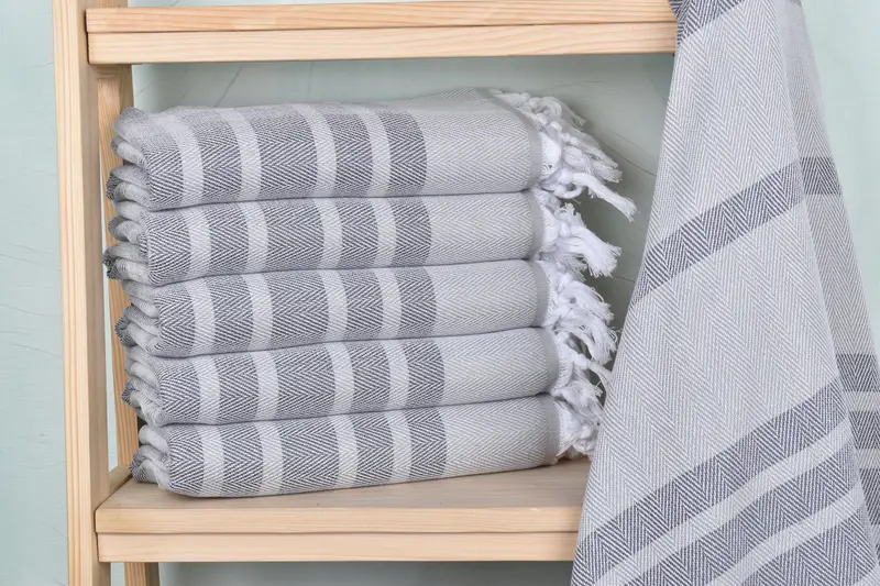 Housewarming Gift, 68x36 Cotton Chevron Towel, Quick-dry peshtemal, Large Beach Towel Personalized, Bridal Shower Gifts, Luxury towel, Bath towel - 2