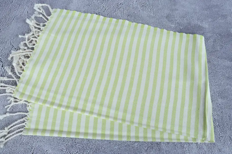 Toalla de cocina, toalla decorativa, toalla de spa, ideas de regalos de mejor amigo, toalla de cocina personalizada, toalla a rayas de algodón 40x24, toalla de cocina monograma - 6