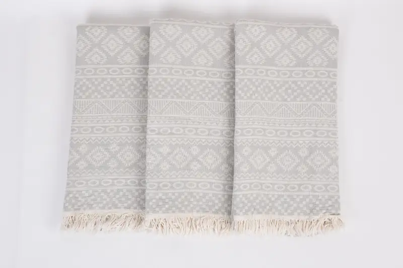 68x36 Cotton Geometric Towel, Monogram Beach Towel, Gym Towel, Wedding Gifts Towel, Bachelorette Party Gifts Bridesmaids, Bachelorette Party Favor - 8