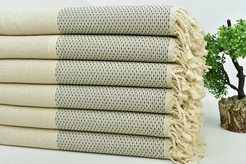 Custom Tuch, 70x40 Baumwollpolka Punkt Handtuch, personalisiertes Brautjungferngeschenk, Bachelor -Partygeschenke, personalisierte Geschenke, türkisches Strandtuchmonogramm - 3