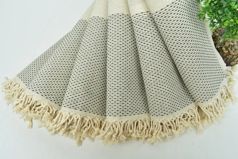 Custom Tuch, 70x40 Baumwollpolka Punkt Handtuch, personalisiertes Brautjungferngeschenk, Bachelor -Partygeschenke, personalisierte Geschenke, türkisches Strandtuchmonogramm - 4