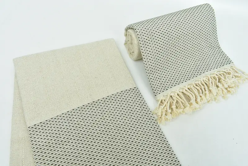 Custom Tuch, 70x40 Baumwollpolka Punkt Handtuch, personalisiertes Brautjungferngeschenk, Bachelor -Partygeschenke, personalisierte Geschenke, türkisches Strandtuchmonogramm - 7