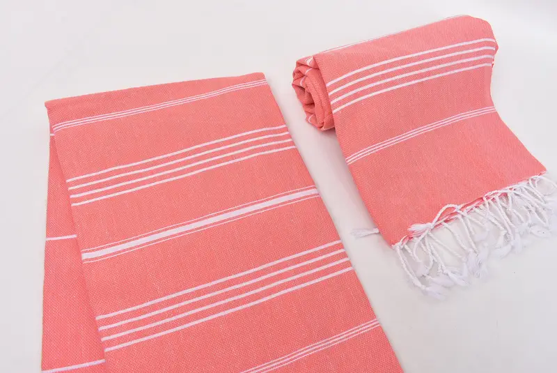 Guest Towel, Thin towel, 70x40 Cotton Striped Towel, Gift For Him, Engagement Gift, Organic Beach Towel, Bachelor Bachelorette Party Favors - 7