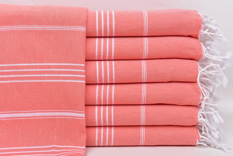 Guest Towel, Thin towel, 70x40 Cotton Striped Towel, Gift For Him, Engagement Gift, Organic Beach Towel, Bachelor Bachelorette Party Favors - 1