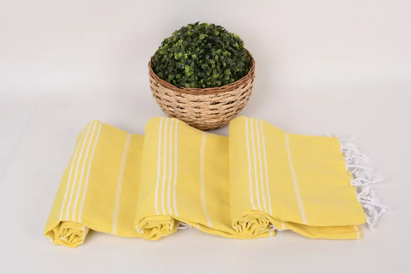 Traditional Turkish peshtemal for hammam, 70x40 Cotton Striped Towel, Housewarming Gift, Turkish hand towel, Handmade Gift, Home Decor Towel - 8