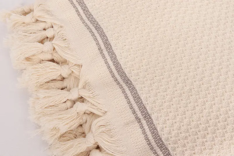 Home Decor Gifts, Wedding Anniversary Gift, Bridesmaid Gifts, 94x92 Cotton Striped Towel, Bridal Shower Gift, Gift For The Home Decor, Bedspread - 7