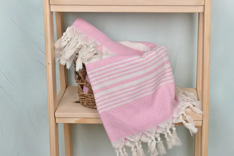 70x40 Cotton Striped Towel, Beach Size Towel, Bachelorette Gifts, Organic towel, Bachelorette Party Gifts, Soft towel, Spa Gift Towel, Bachelor Gift - 4