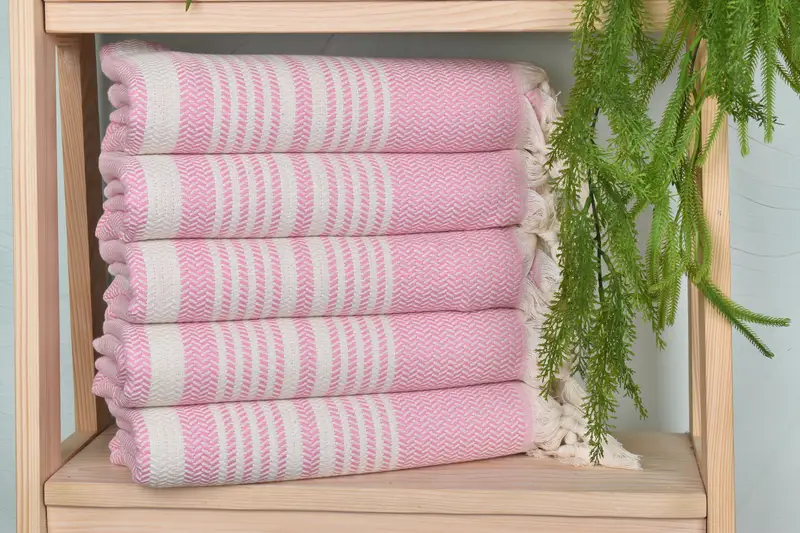70x40 Cotton Striped Towel, Beach Size Towel, Bachelorette Gifts, Organic towel, Bachelorette Party Gifts, Soft towel, Spa Gift Towel, Bachelor Gift - 2