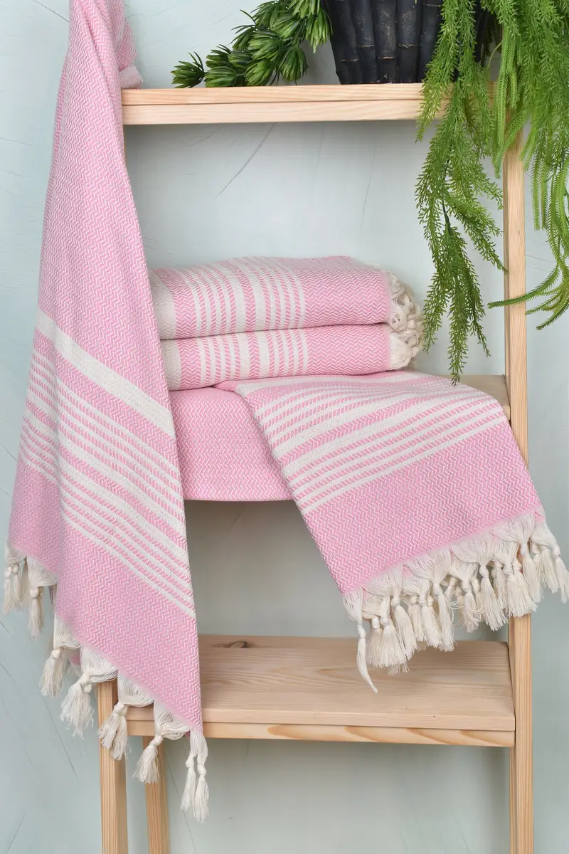 70x40 Cotton Striped Towel, Beach Size Towel, Bachelorette Gifts, Organic towel, Bachelorette Party Gifts, Soft towel, Spa Gift Towel, Bachelor Gift - 6