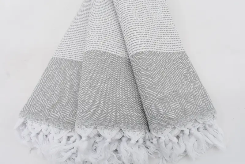 Hammam towel, Holiday Towel, Gifts For Him, Valentines Day Gift For Her, Sand-resistant towel, 70x40 Cotton Diamond Towel, Engagement Gift - 3