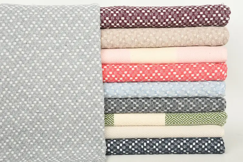 Personalized Gift, Unique Gift, Monogrammed Turkish Towel, 36x18 Cotton Set of 10 Towel, Organic Tea Towel, Bathroom Towels, Turkish Hand Towel - 1