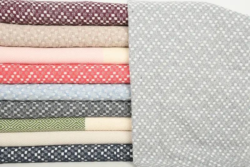 Personalized Gift, Unique Gift, Monogrammed Turkish Towel, 36x18 Cotton Set of 10 Towel, Organic Tea Towel, Bathroom Towels, Turkish Hand Towel - 2