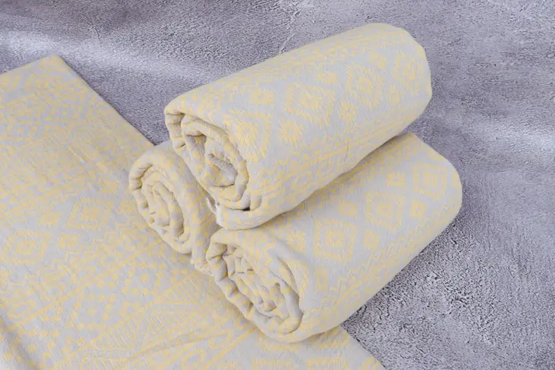 Handmade Gift, Organic Cotton Towel, Luxury Beach Towel, Memorial Gift, 68x36 Cotton Geometric Towel, Quick-dry towel, Wedding Gift, Guest Towel - 7