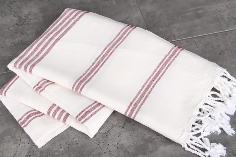 Absorbent towel, Turkish towel, 70x40 Cotton Striped Towel, Gift Boxes Towel, Wedding Favors, Best lightweight Turkish towel for travel USA - 5