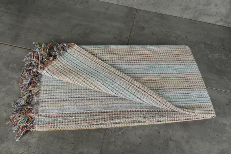 92x88 Cotton Geometric Towel, Boho Throw Blankets, Monogram Blanket, Bridal Shower Gifts, Best Wedding Gift, Organic Throw, Throw Blanket Couch - 3