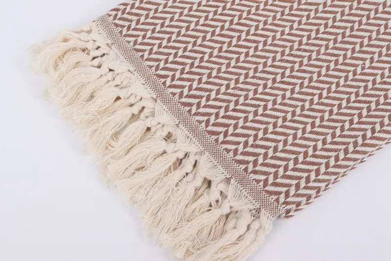 Gift For Her, Bachelorette Gifts, Turkish Towel Bulk, Thin and lightweight Turkish peshtemal, Family Gift, Custom Gift, 70x40 Cotton Chevron Towel - 7