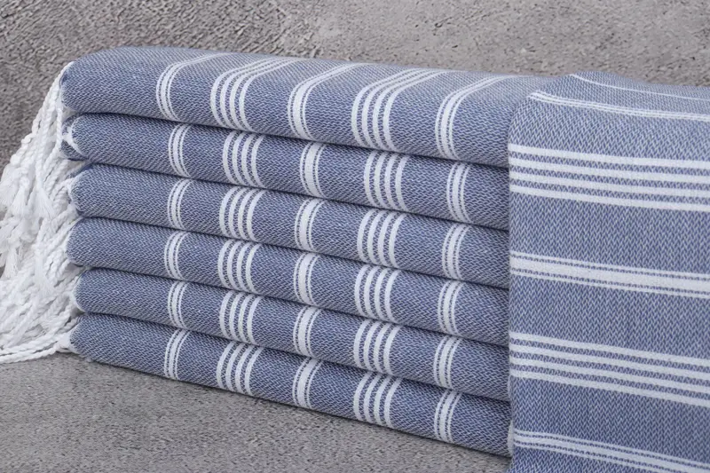 38x18 Cotton Striped Towel, Bridesmaid Gifts, Personalized Dish Towel, Wedding Shower Gift, Summer Gift, Turkish Tea Towel, Bridesmaid Gift - 1