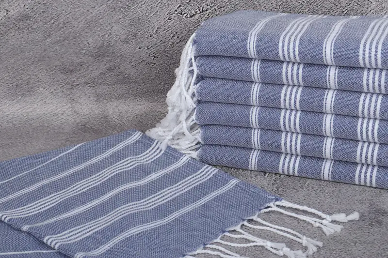 38x18 Cotton Striped Towel, Bridesmaid Gifts, Personalized Dish Towel, Wedding Shower Gift, Summer Gift, Turkish Tea Towel, Bridesmaid Gift - 2