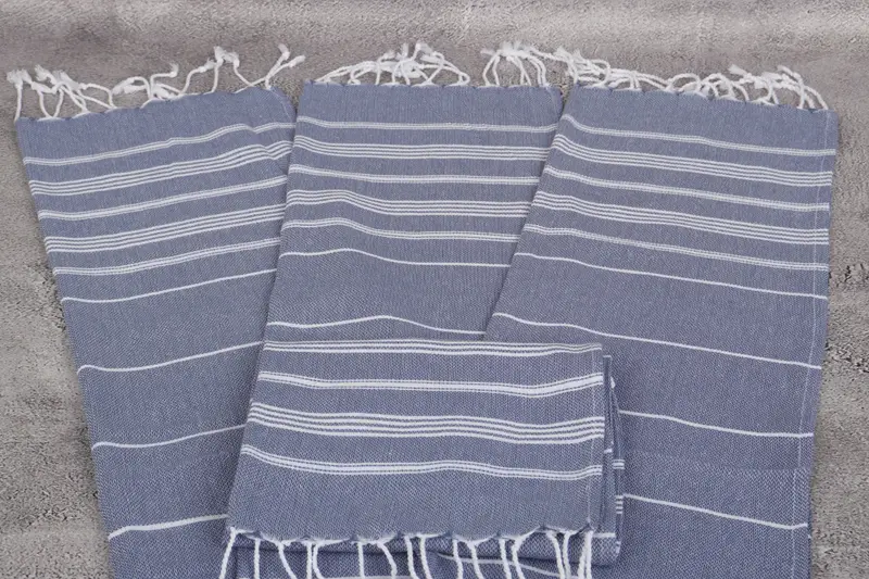 38x18 Cotton Striped Towel, Bridesmaid Gifts, Personalized Dish Towel, Wedding Shower Gift, Summer Gift, Turkish Tea Towel, Bridesmaid Gift - 4