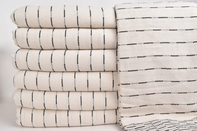 98x92 Cotton Striped Design Towel, Personalized Gifts, Custom Wedding Gifts, Best Wedding Gift, Mother Of The Groom Gift, Bachelorette Party Favors - 3