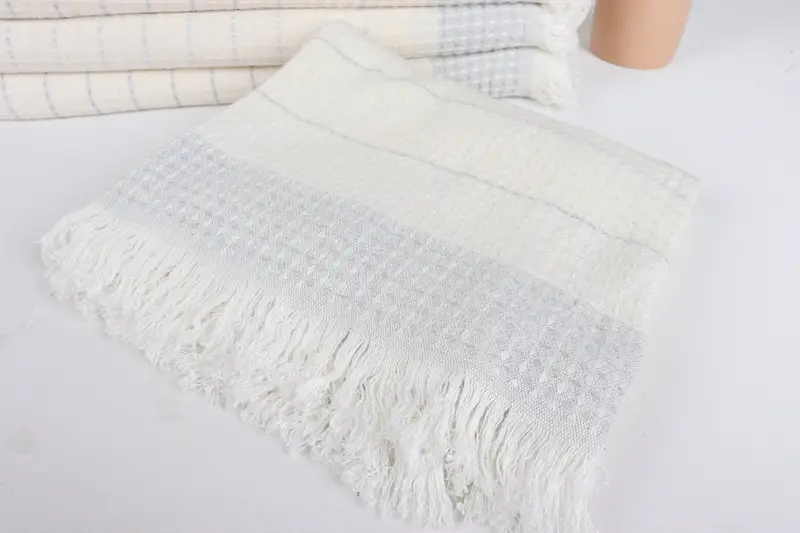 Turkish Towel USA, Organic Turkish towel, 70x40 Cotton Waffle Towel, Yoga Towel, Large Turkish Towel, Engagement Gift, Embroidered Turkish Towel - 5