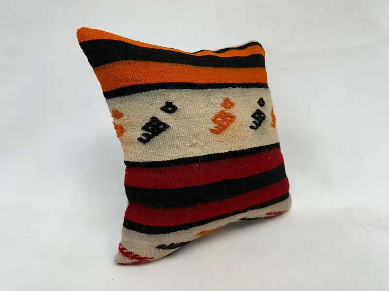 Home Decor Pillow, 20x20 Red Cushion Cover, Cozy Throw Pillow Sham, Nomadic Pillow Sham, Boho Pillow, Nomadic Cushion, Cushion Cover, Gift Pillow - 3