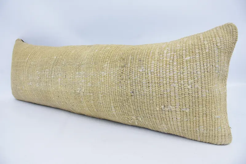 Outdoor Cushion Cover, Cushion, Car Pillow Cover, Kilim Cushion Sham, Boho Pillow Sham Cover, Pillow for Couch, 12x36 Beige Pillow Cover - 4