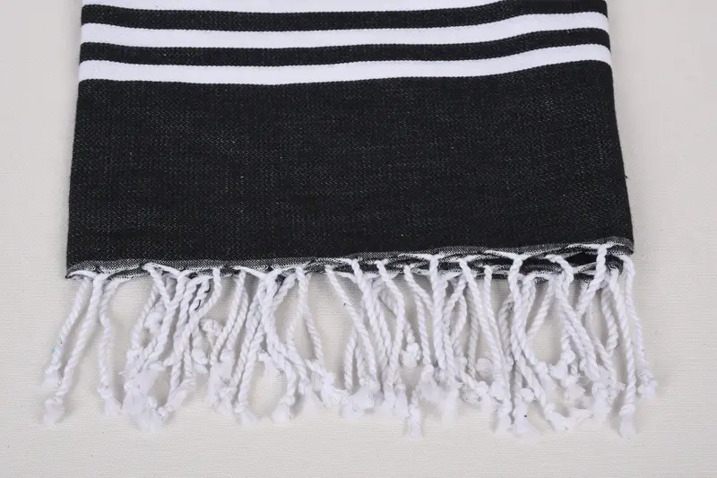 Mother Of The Groom Gift, Home Decor Gifts, Turkish Towel Beach, 70x40 Cotton Striped Towel, Embroidered Beach Towel, Bachelorette Party Decorations - 3