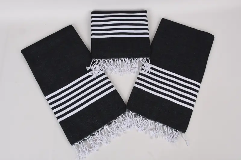 Mother Of The Groom Gift, Home Decor Gifts, Turkish Towel Beach, 70x40 Cotton Striped Towel, Embroidered Beach Towel, Bachelorette Party Decorations - 6