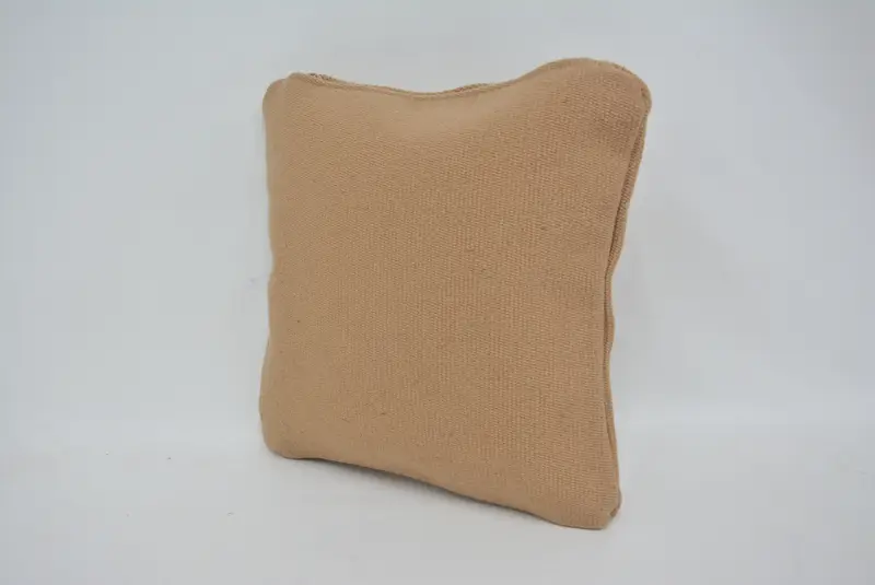 Accent Throw Cushion, Pillow for Couch, 14x14 Bronze Cushion, Turkish Kilim Pillow, Pillow Case, Tapestry Cushion, Vintage Kilim Pillow - 4