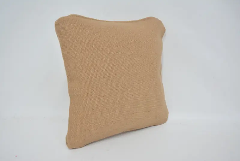 Accent Throw Cushion, Pillow for Couch, 14x14 Bronze Cushion, Turkish Kilim Pillow, Pillow Case, Tapestry Cushion, Vintage Kilim Pillow - 3