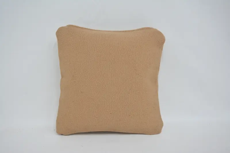Accent Throw Cushion, Pillow for Couch, 14x14 Bronze Cushion, Turkish Kilim Pillow, Pillow Case, Tapestry Cushion, Vintage Kilim Pillow - 1