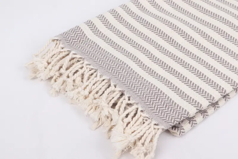 70x40 Cotton Chevron Towel, Hammam towel, Turkish Towel Monogram, Organic Turkish towel, Luxury Beach Towel, Housewarming Gift, Customized Towels - 7