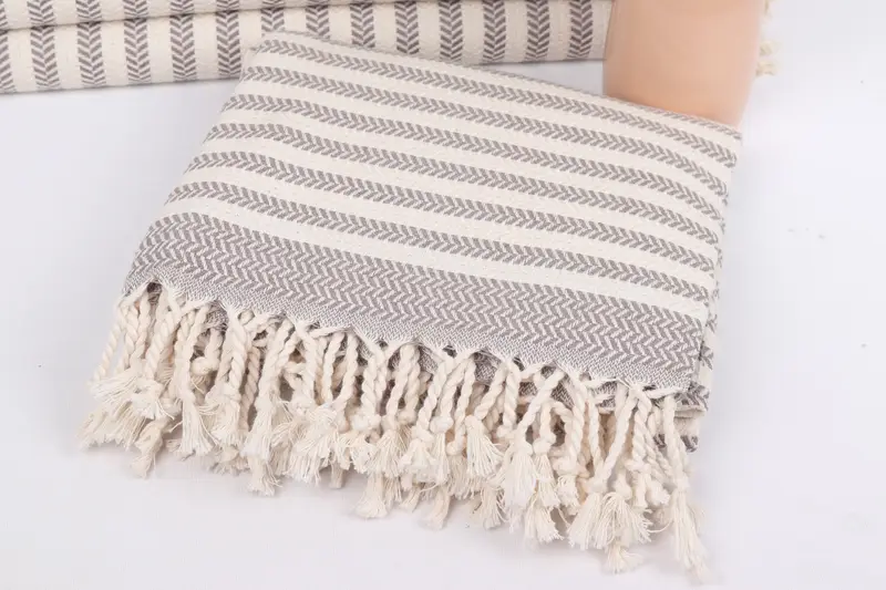 70x40 Cotton Chevron Towel, Hammam towel, Turkish Towel Monogram, Organic Turkish towel, Luxury Beach Towel, Housewarming Gift, Customized Towels - 5
