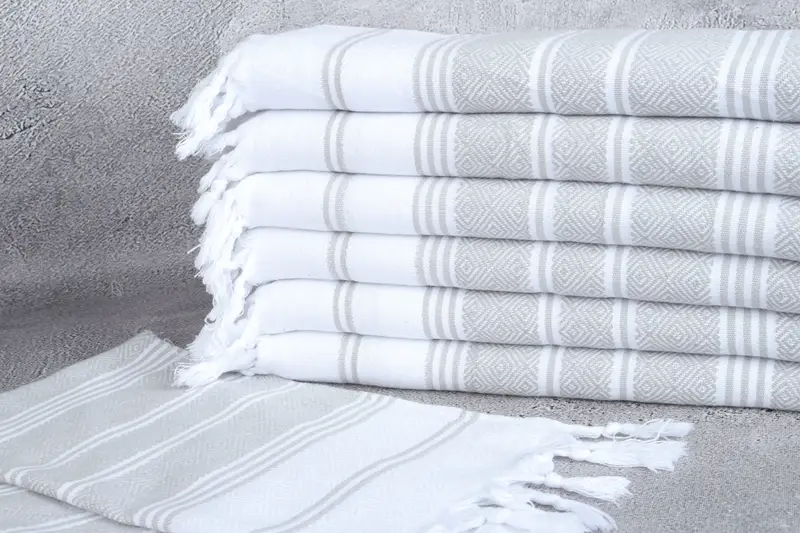 40x18 Cotton Diamond Towel, Personalized Gift, Valentines Day Gift Idea, Monogram Hand Towel, Summer Towel, Girl Trip Party Favor, Small Bath Towels - 2