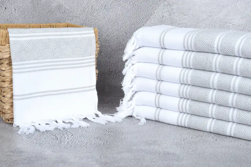40x18 Cotton Diamond Towel, Personalized Gift, Valentines Day Gift Idea, Monogram Hand Towel, Summer Towel, Girl Trip Party Favor, Small Bath Towels - 3