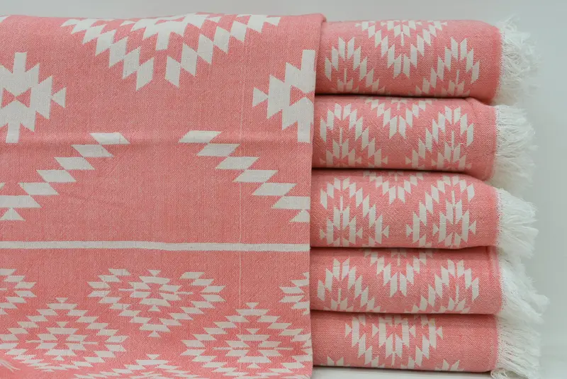 40x20 Cotton Kilim Towel, Bridesmaid Favors, Summer Gift, Personalized Kitchen Towel, Kitchen Towel, Travel Towel, Small Bath Towels, Gift For Him - 1