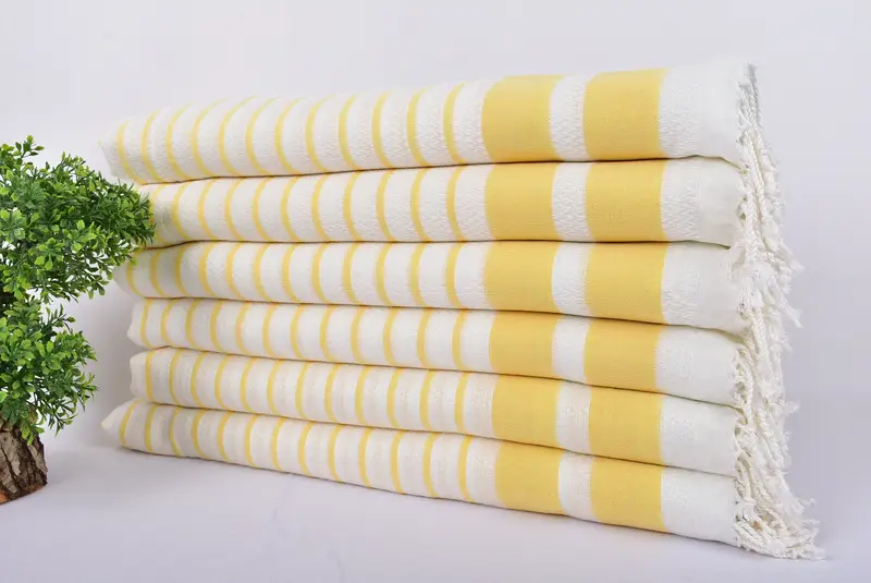 Handmade Gift, 70x40 Cotton Striped Towel, Customized Towels, Summer Towel, Custom Wedding Gifts, Bachelor Gifts, Florida Bachelorette Party Favors - 3