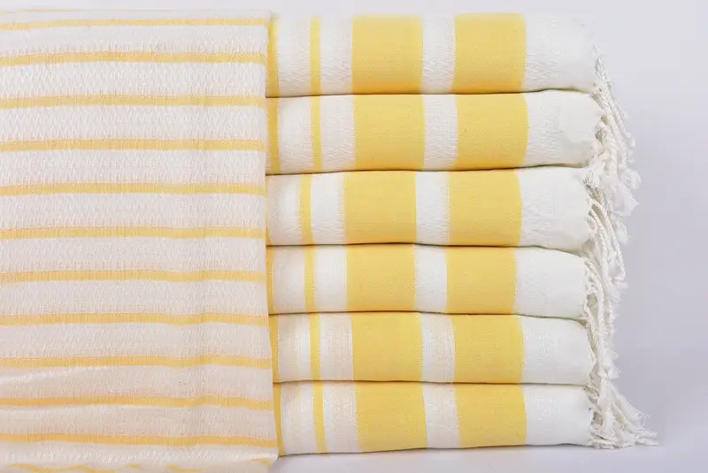 Handmade Gift, 70x40 Cotton Striped Towel, Customized Towels, Summer Towel, Custom Wedding Gifts, Bachelor Gifts, Florida Bachelorette Party Favors - 1