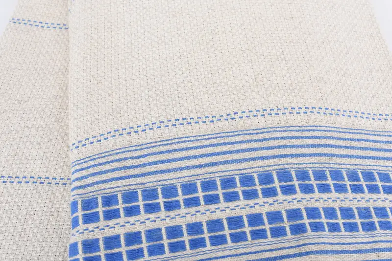 Gift For The Home Decor, Family Gift Basket, Gift For Coworker, Throw Blanket, 96x94 Linen Striped Towel, Decorative Blanket, Turkish Blanket - 4