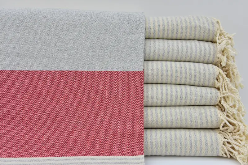 Embroidered Turkish Towel, Customized Towels, Summer Gift, Turkish Towel Beach, 68x40 Cotton Striped Towel, Monogrammed Beach Towel, Organic Towel - 3