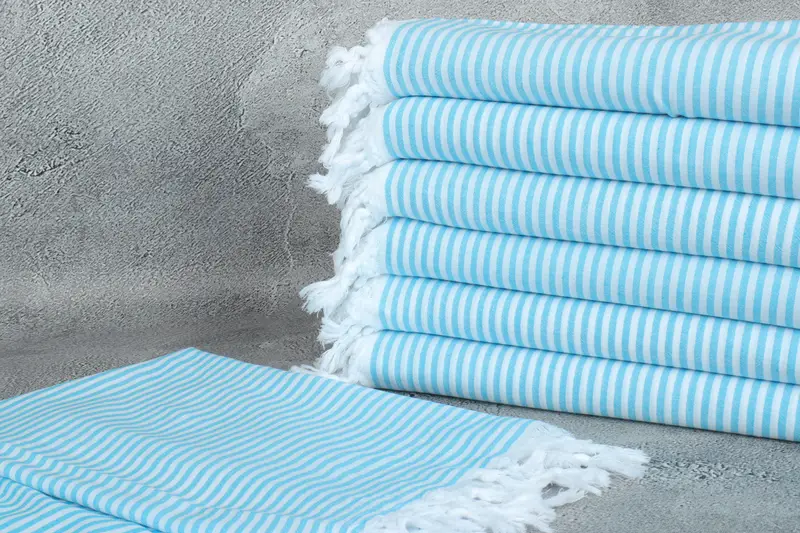 Bulk Order Towel, Bachelorette Gifts, Custom Wedding Gifts, Personalized Gift For Her, 68x36 Cotton Striped Towel, Custom Gift, Summer Gift Ideas - 2