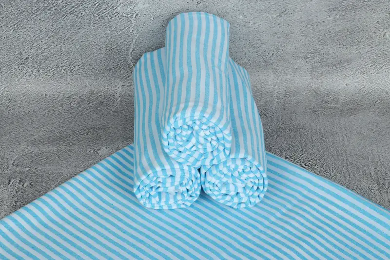 Bulk Order Towel, Bachelorette Gifts, Custom Wedding Gifts, Personalized Gift For Her, 68x36 Cotton Striped Towel, Custom Gift, Summer Gift Ideas - 7