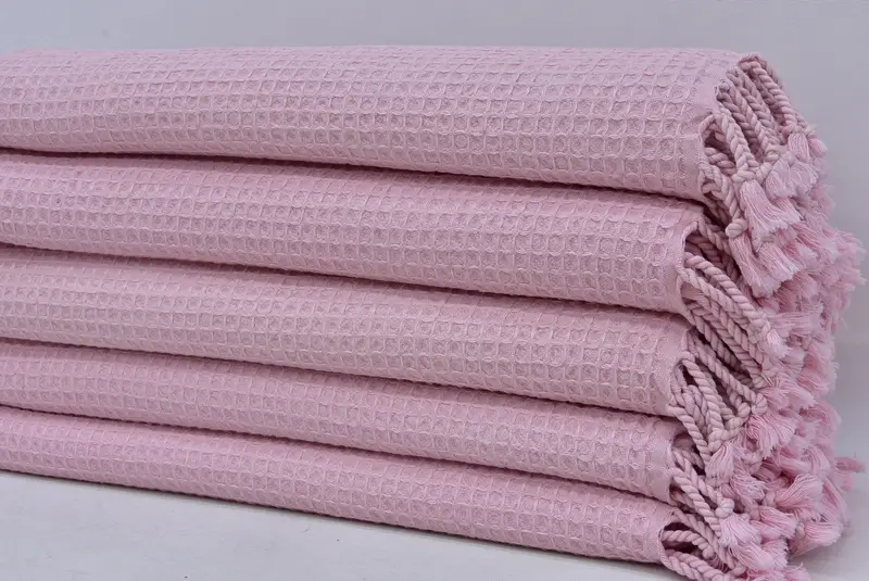 Housewarming Gift, Bachelor Gifts, Monogram Turkish Bath Towel, Best Friend Gift Ideas, Lightweight Turkish towel, 68x36 Cotton Waffle Towel - 3