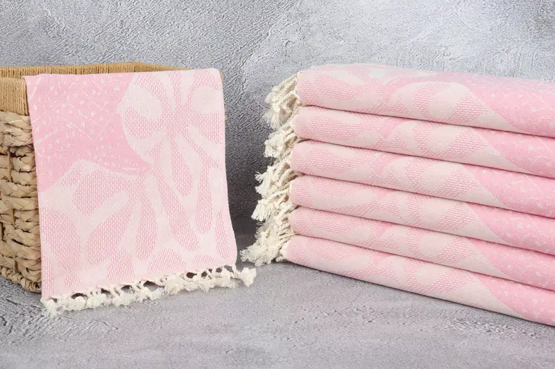 40x18 Cotton Whale Design Towel, Turkish Towel Hand Towel, Organic Tea Towel, Xmas Gifts, Boyfriend Christmas Gift, Bridesmaid Gifts, Wedding Favors - 4